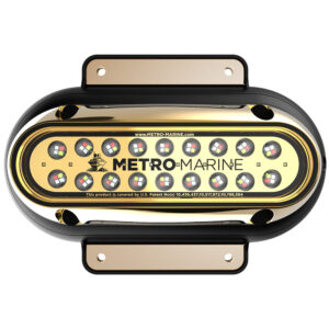 Metro Marine High-Output Elongated Surface Mount Light w/Intelligent Full Spectrum LED's - RGBW, 90&deg; Beam
