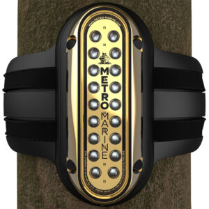 Metro Marine High-Output Vertical Piling Mount Light w/Intelligent Monochromatic LED's - Aqua, 90&deg; Beam
