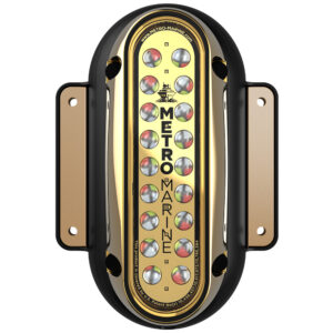 Metro Marine High-Output Vertical Surface Mount Light w/Intelligent Full Spectrum LED's - RGBW, 45&deg; Beam