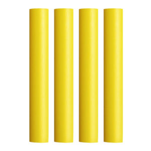 Pacer Battery Cable Heat Shrink Tubing - 3/4" x 12" - Yellow (4-Pieces)