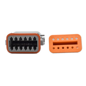 Bluewater 12 Position Female Deutsch Connector w/Wedge Lock