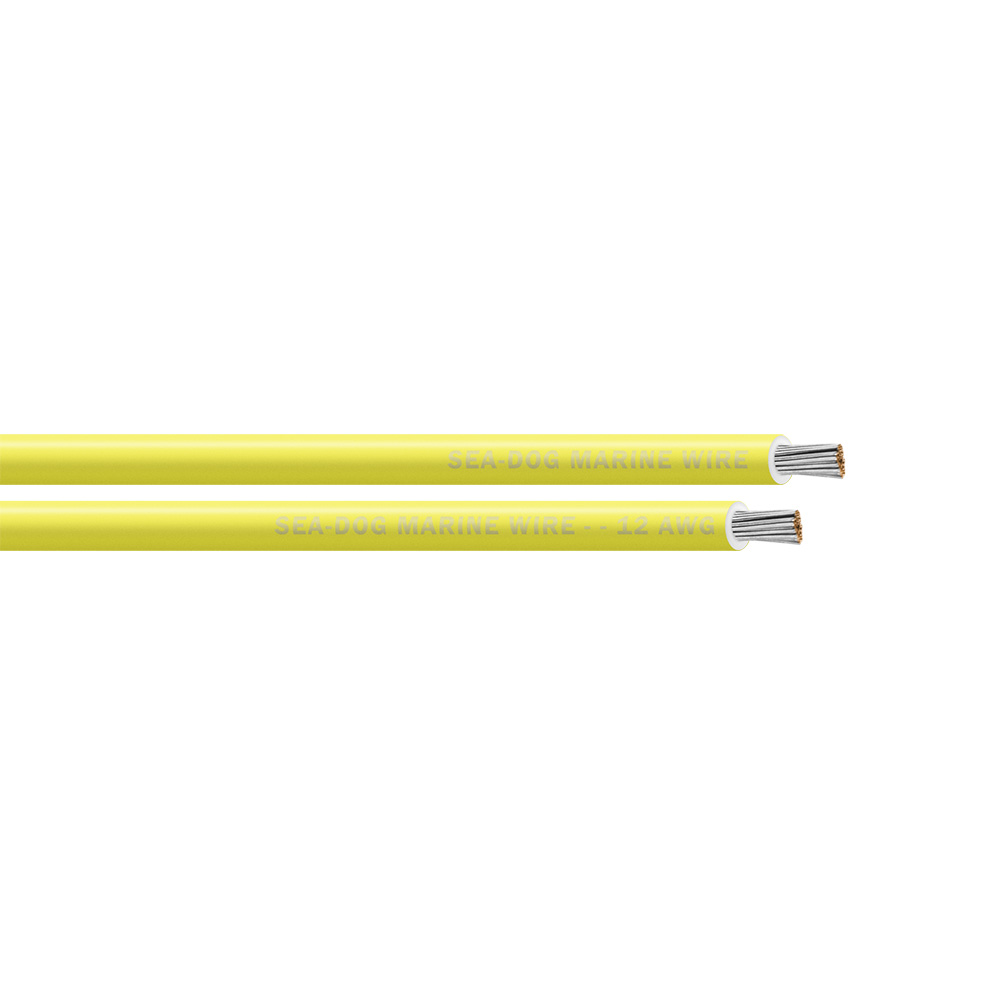 Sea-Dog 12 AWG Yellow Primary Wire - 250'