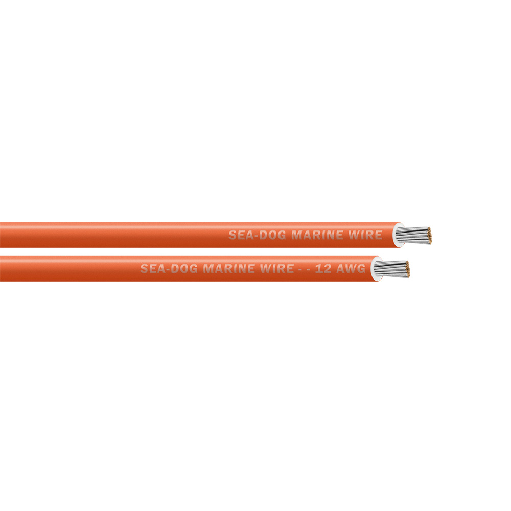Sea-Dog 12 AWG Orange Primary Wire - 100'