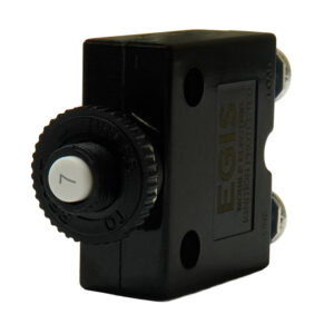 Egis 7A Push Button Panel Mount Circuit Breaker - Screw Terminals