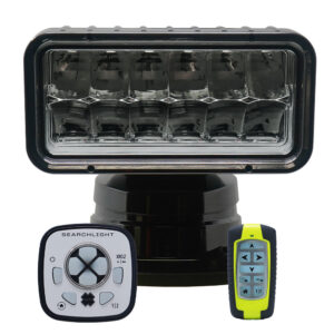 ACR RCL-200 Black Wireless LED Searchlight w/URP-103 Wired Point Pad & URH-103 Wireless Handheld Remote