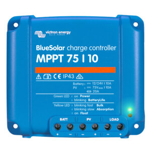 Victron BlueSolar MPPT Charge Controller - 75V - 10AMP (UL 1741)